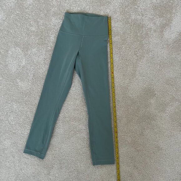 Lululemon Wunder Train Contour Fit High-Rise Crop 23" Misty Glade Size 2 - Picture 4 of 14